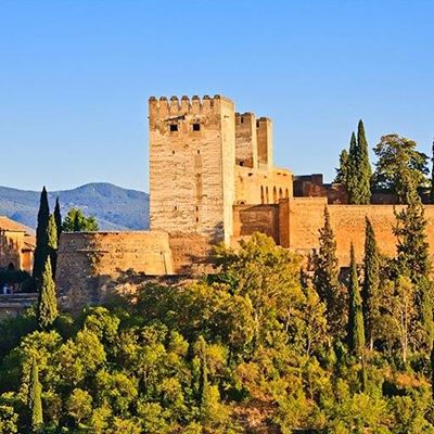 SPAIN, ALHAMBRA, FORT, WALLS, TOWERS, PALACE, CASTLE, RAMPARTS, ROYAL