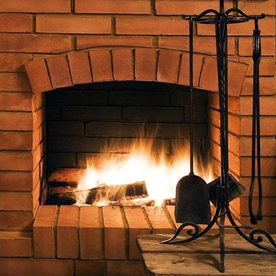 FIRE, FLAMES, HEARTH, WINTER, FUEL, CHIMNEY, LOGS, IRONS, BRUSH