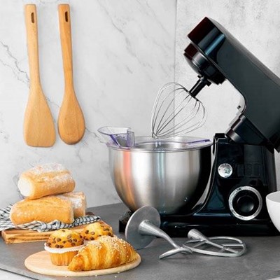 MIXER, CROISSANT, MUFFIN, BAKING, BREAD, WHISK, ATTACHMENT, BOARD, BOWL, HOOK, UTENSILS