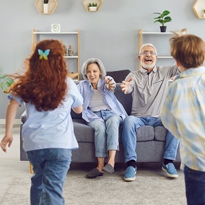 DENIM, EMBRACE, RUG, CLOCK, SHIRT, LEAVES, CHILD, BUTTERFLY, WINGS, SLIPPERS, COUCH