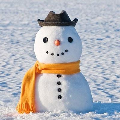 SCARF, BUTTONS, NOSE, TRADITIONAL, CUTE, SNOWMAN, FIGURE, EYES, MOUTH