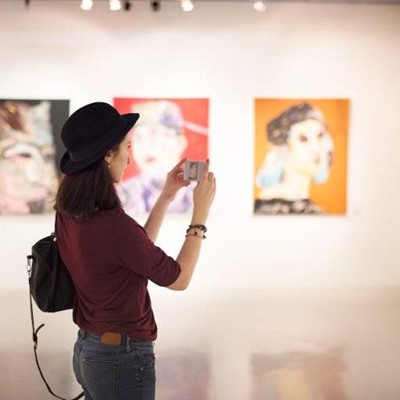 PHOTOGRAPH, STRAP, PORTRAIT, PHONE, BAG, LIGHTING, GALLERY, BRACELET, ARTWORK, HAT, EXHIBITION