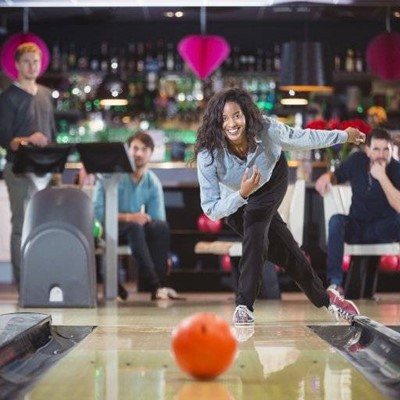 BOWLING, GAME, ALLEY, SHOES, SEAT, ACTIVITY, COMPETITION, BALL, LANE, GUTTER, FUN, THROW, SCORE